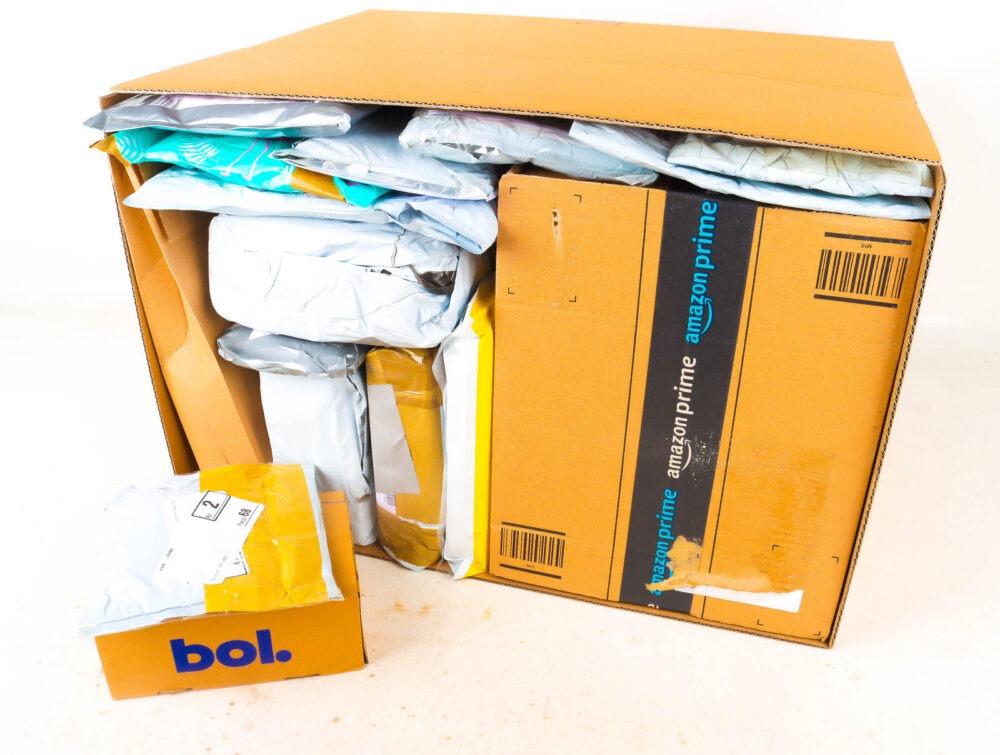 XL Doos met Verloren Postpakketten
