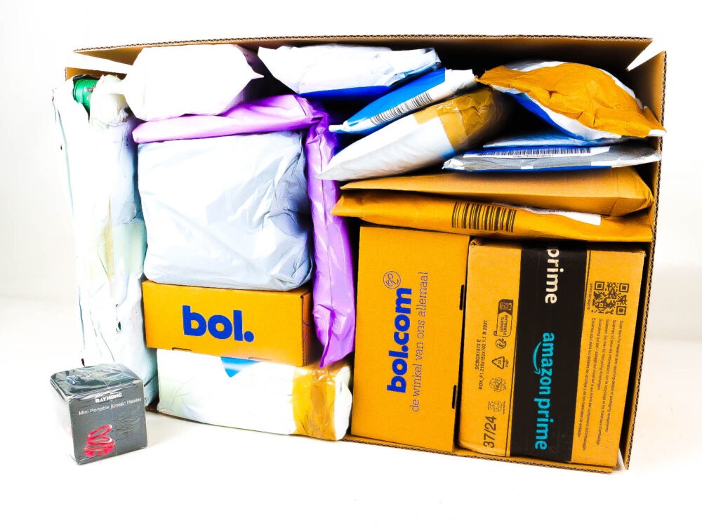 XL Doos met Verloren Postpakketten