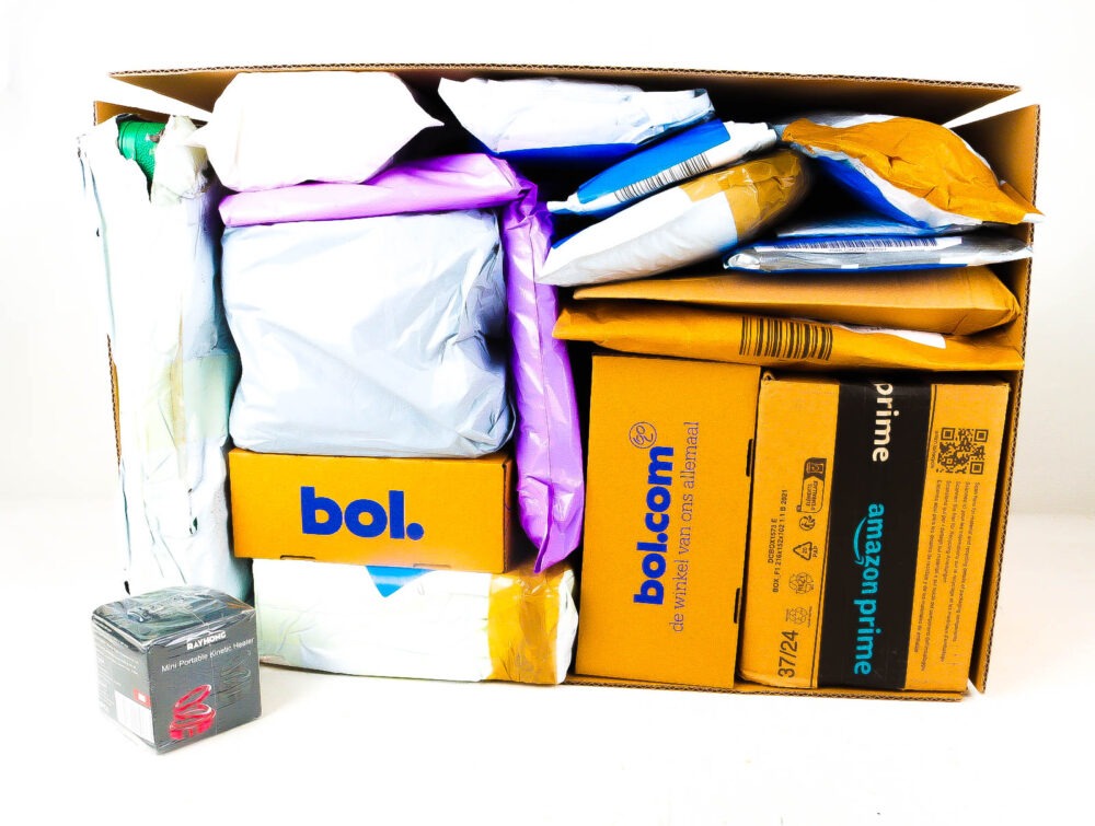 XL Doos met Verloren Postpakketten