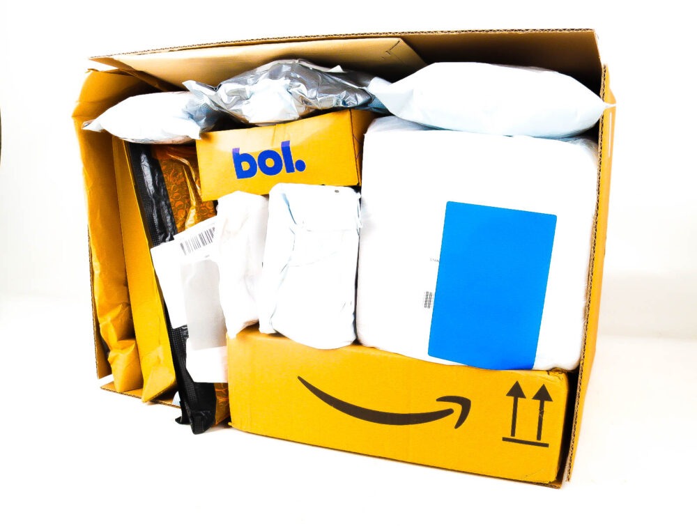 XL Doos met Verloren Postpakketten