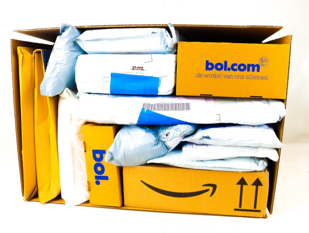 XL Doos met Verloren Postpakketten