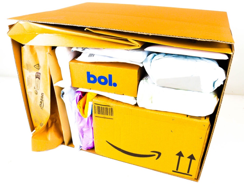 XL Doos met Verloren Postpakketten
