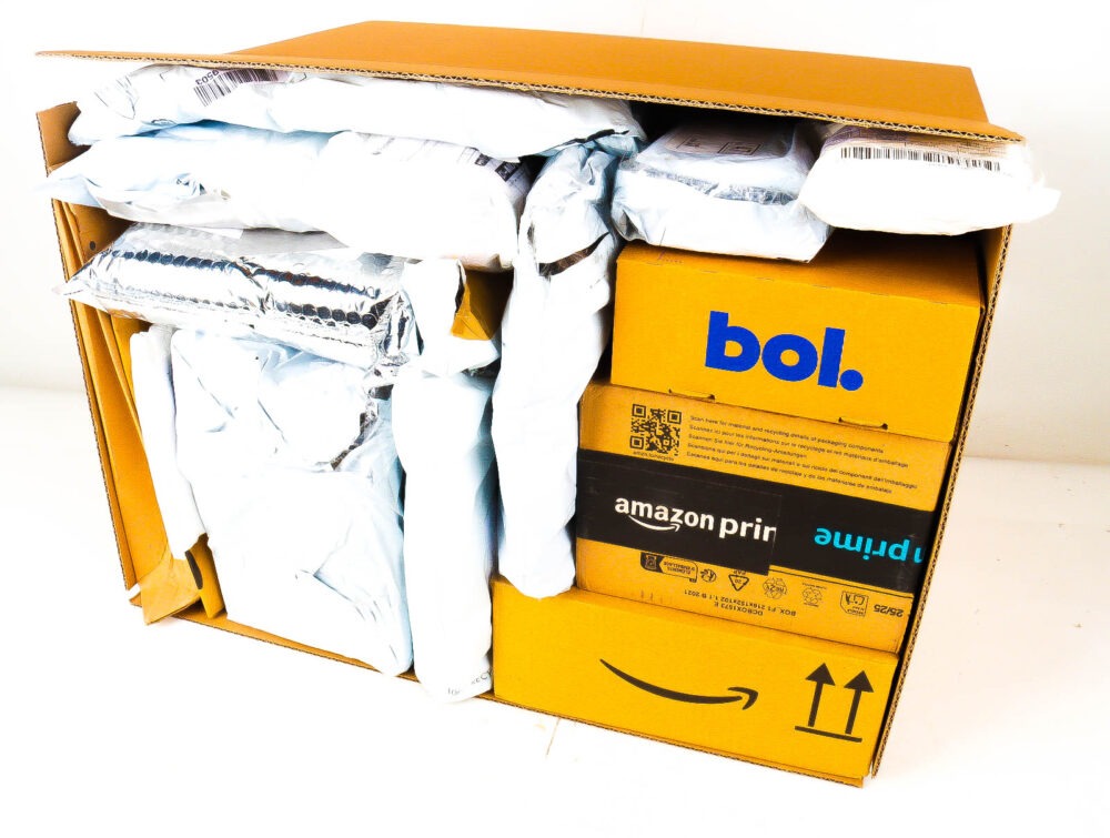 XL Doos met Verloren Postpakketten