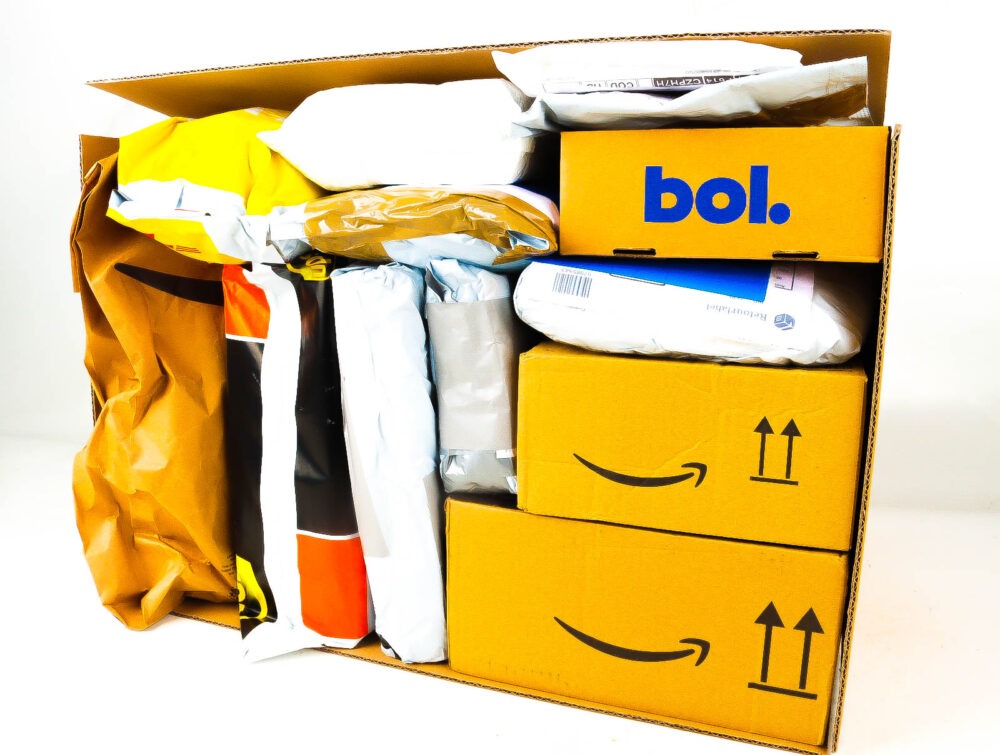 XL Doos met Verloren Postpakketten