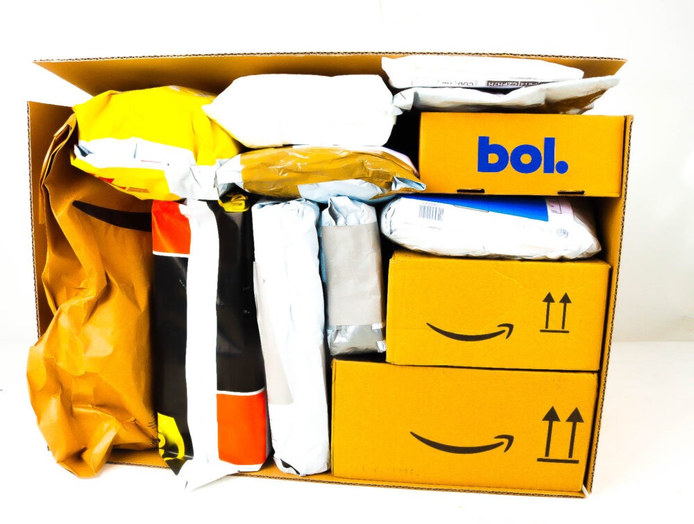 XL Doos met Verloren Postpakketten