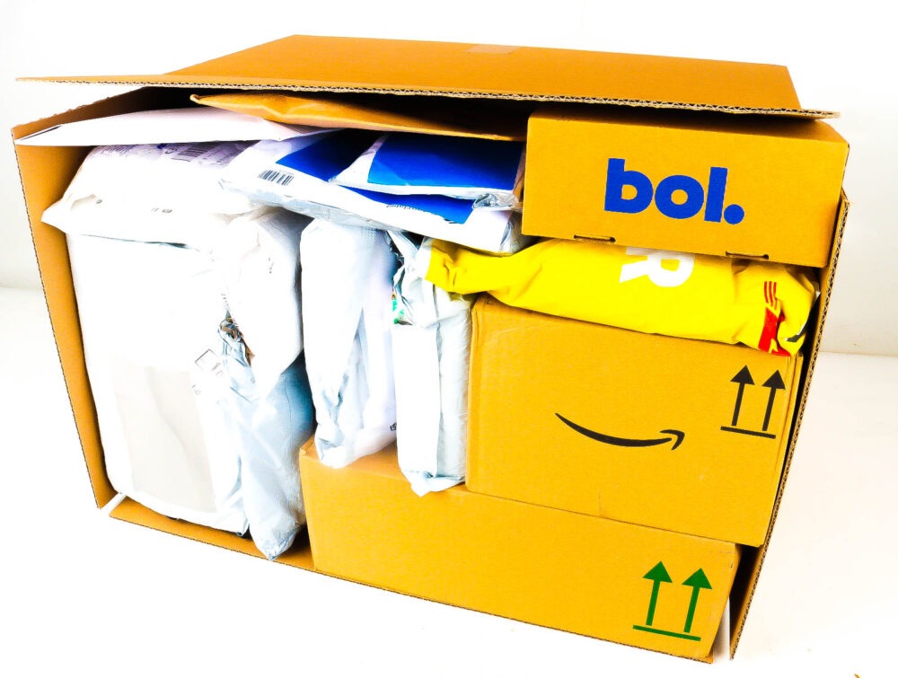 XL Doos met Verloren Postpakketten