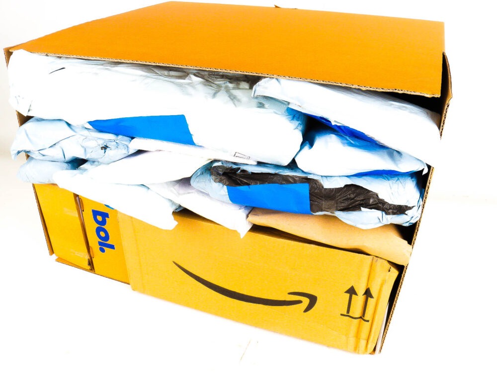 XL Doos met Verloren Postpakketten
