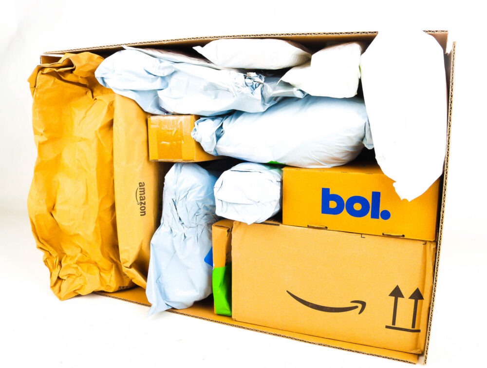XL Doos met Verloren Postpakketten