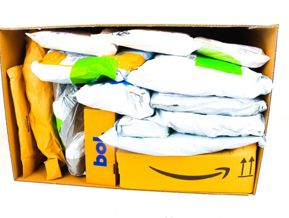 XL Doos met Verloren Postpakketten