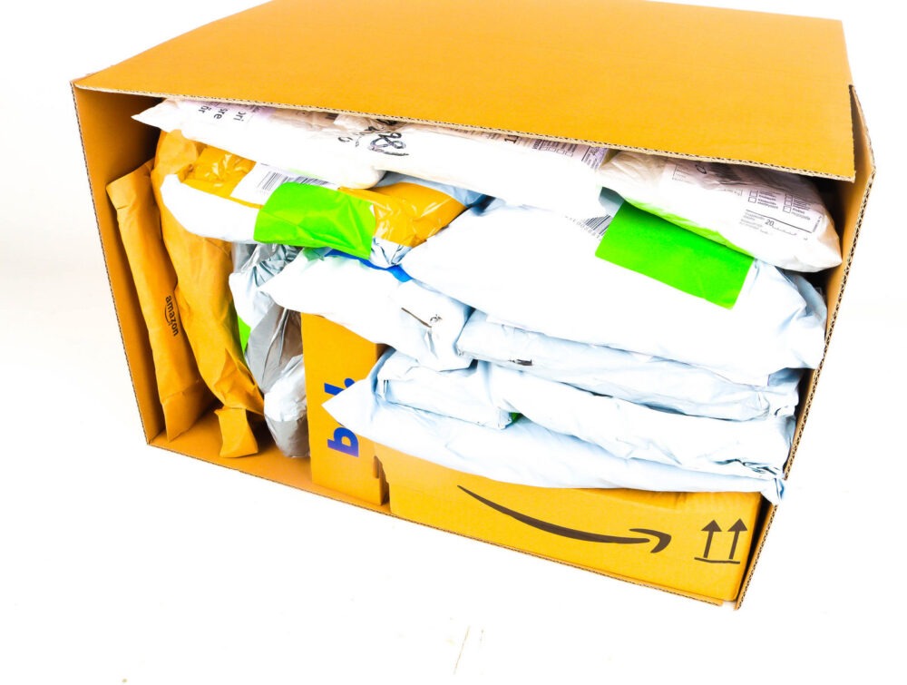 XL Doos met Verloren Postpakketten