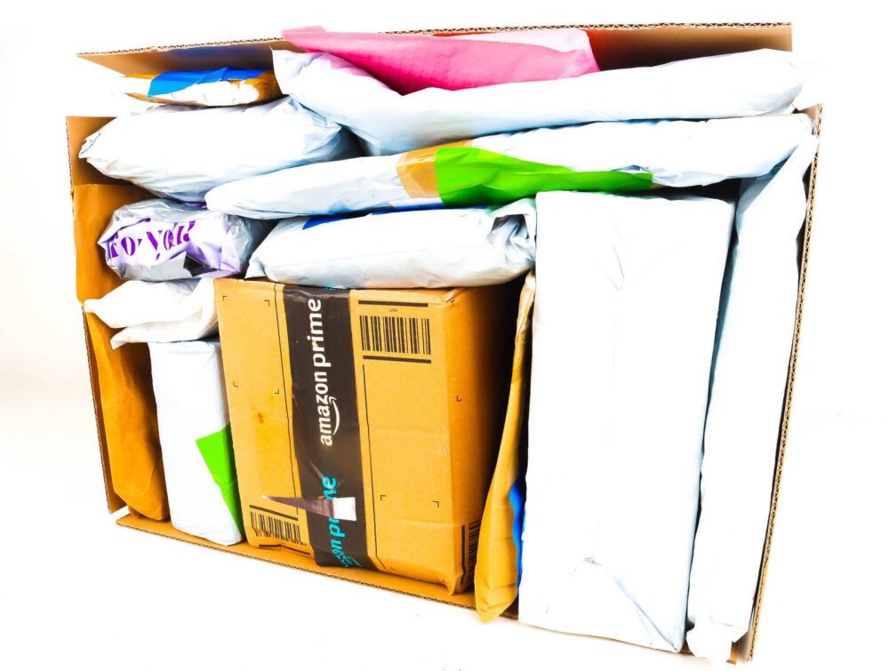 XL Doos met Verloren Postpakketten