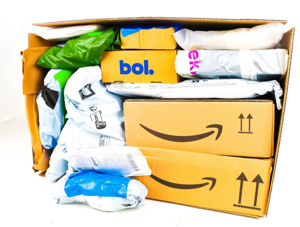 XL Doos met Verloren Postpakketten