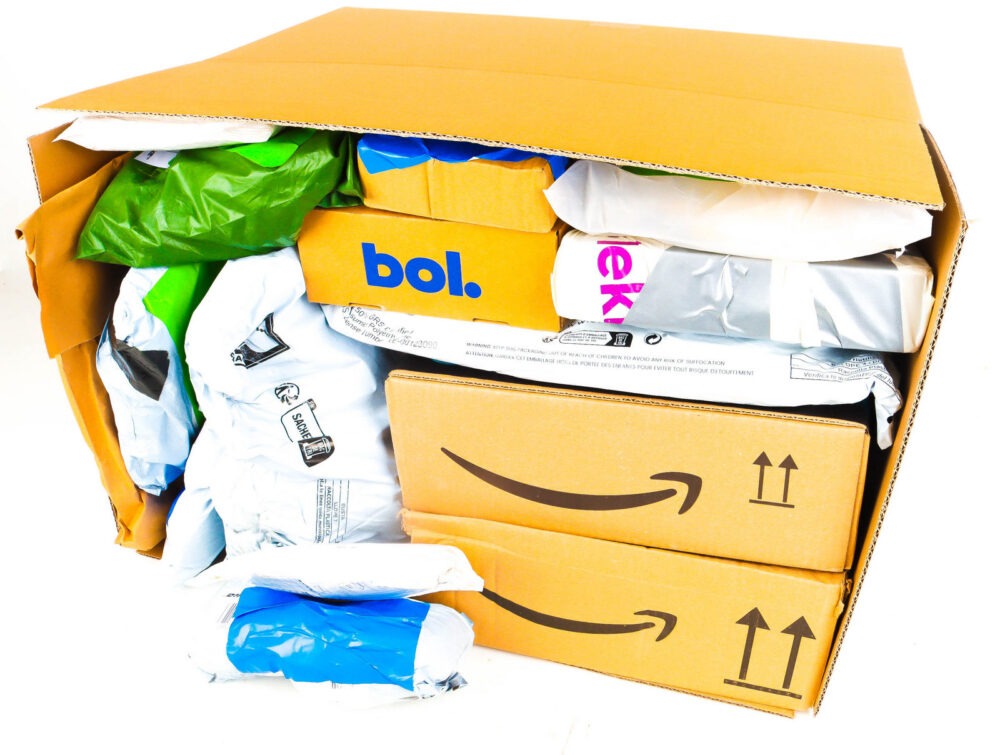 XL Doos met Verloren Postpakketten