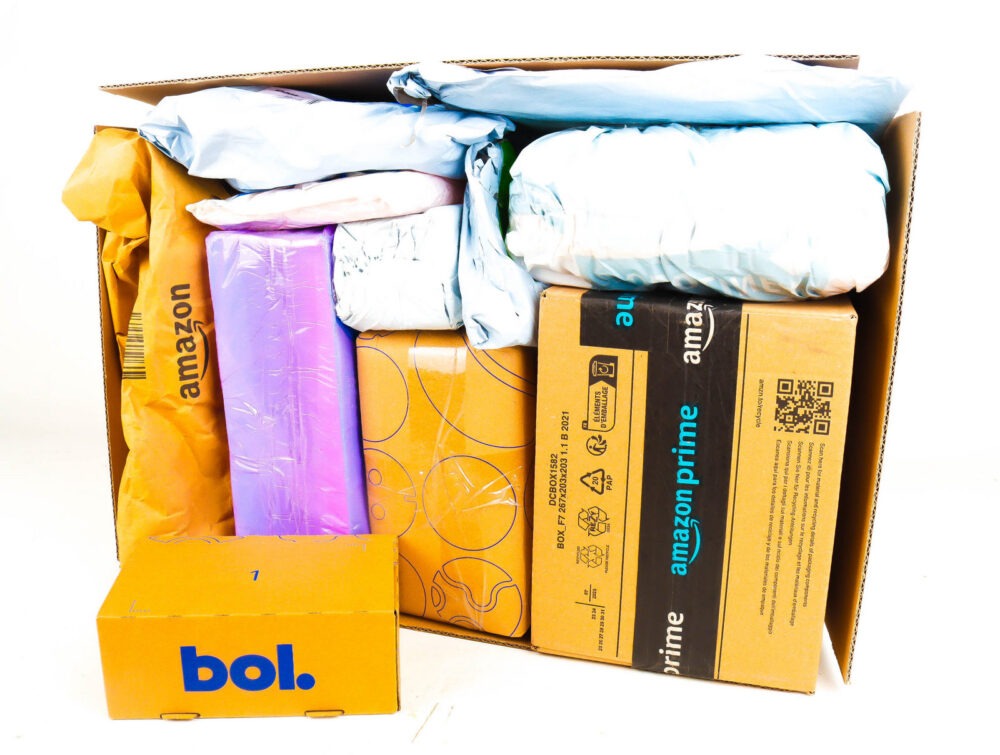 XL Doos met Verloren Postpakketten