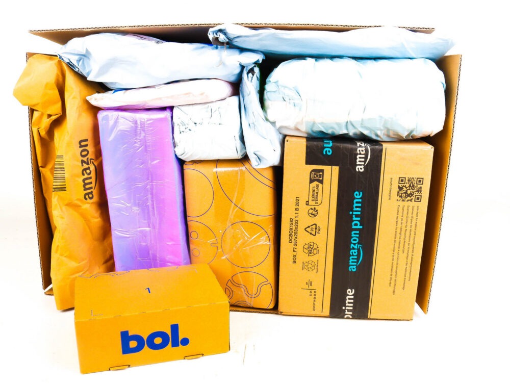 XL Doos met Verloren Postpakketten