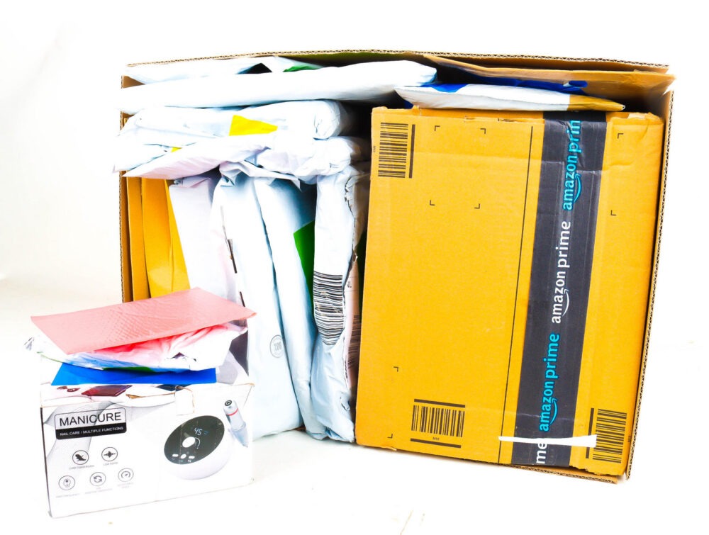 XL Doos met Verloren Postpakketten