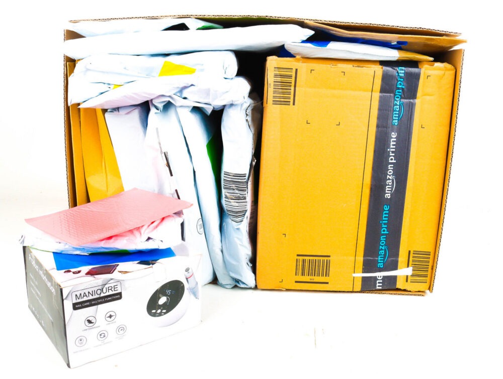 XL Doos met Verloren Postpakketten