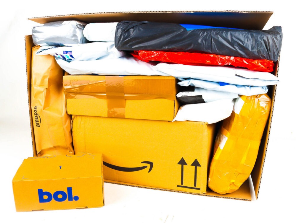 XL Doos met Verloren Postpakketten