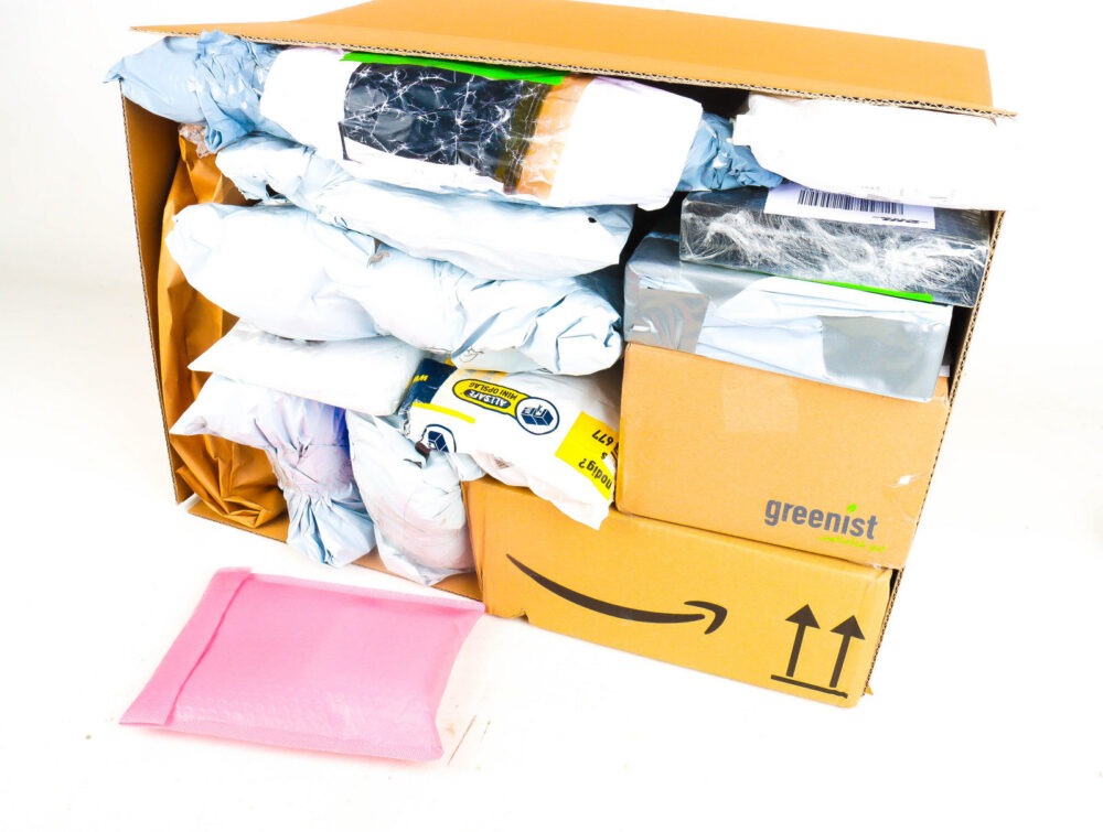 XL Doos met Verloren Postpakketten