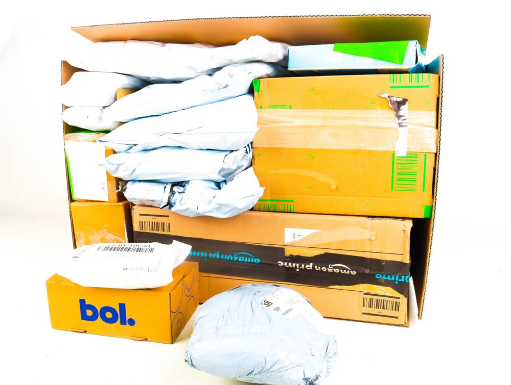XL Doos met Verloren Postpakketten