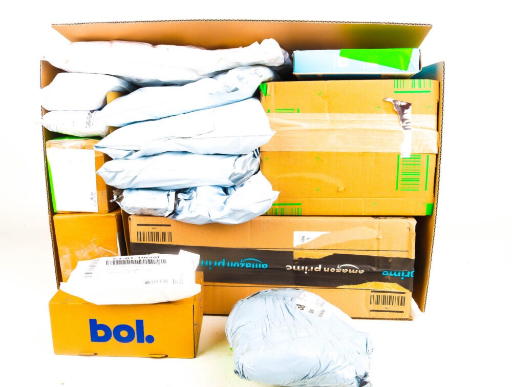 XL Doos met Verloren Postpakketten