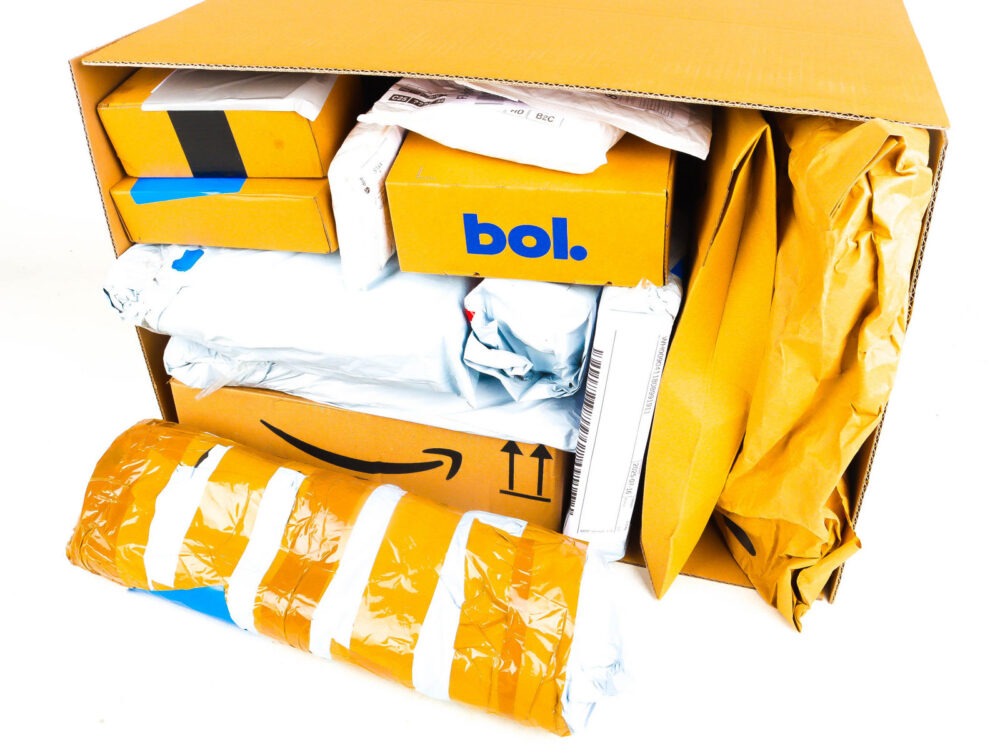XL Doos met Verloren Postpakketten