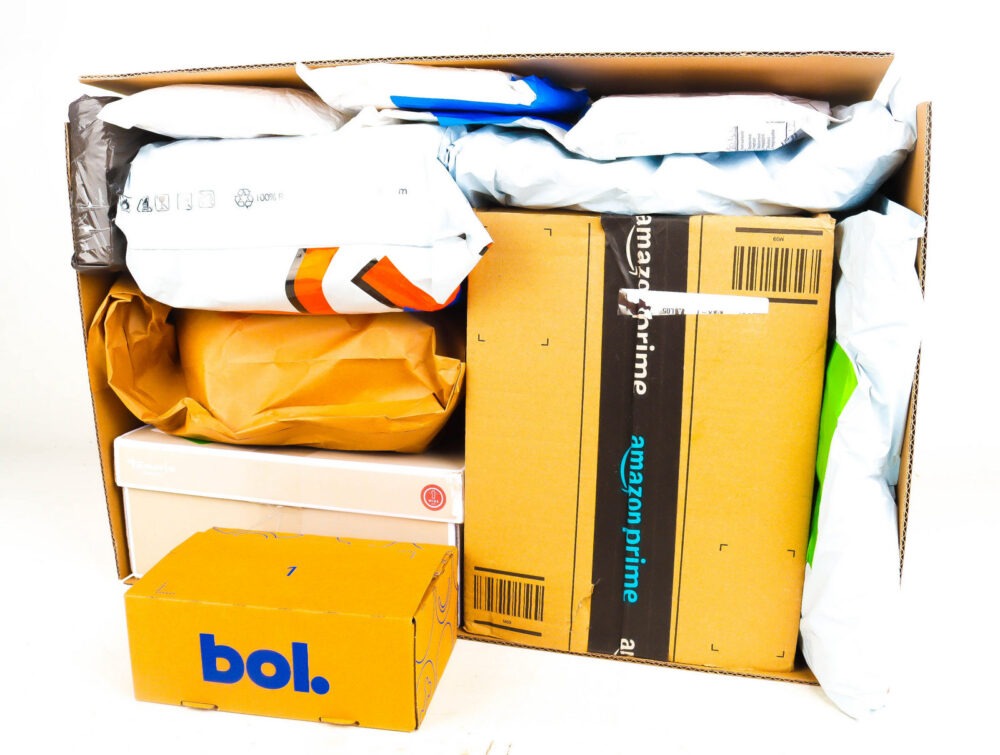 XL Doos met Verloren Postpakketten