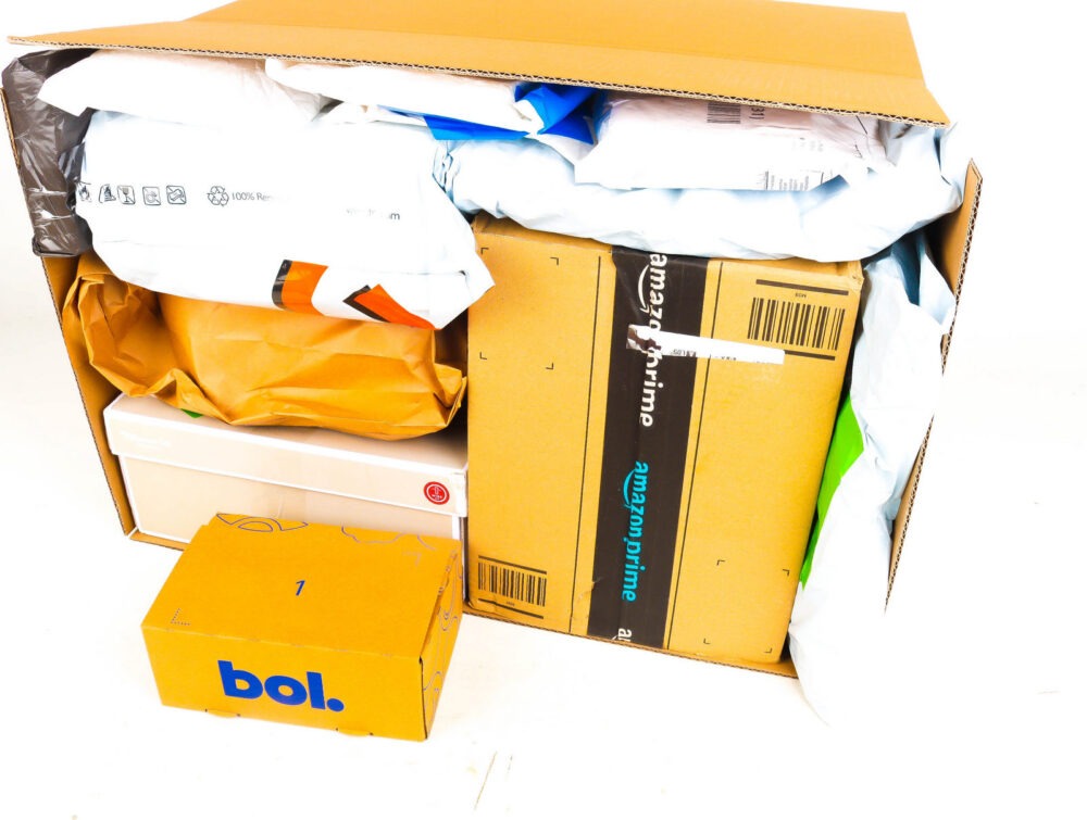 XL Doos met Verloren Postpakketten