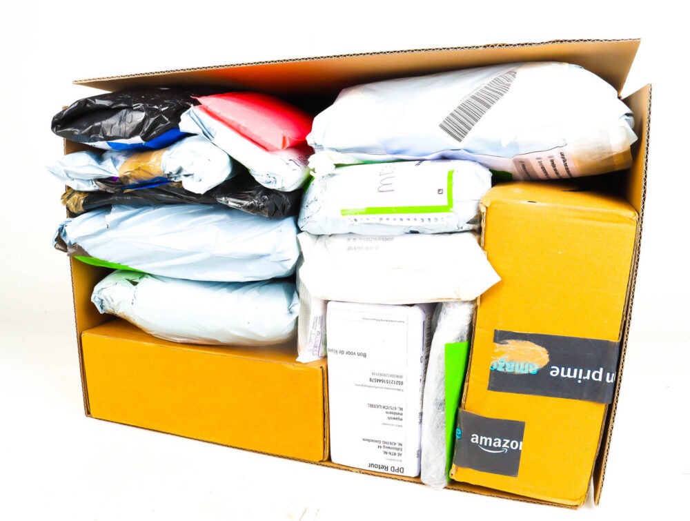 XL Doos met Verloren Postpakketten