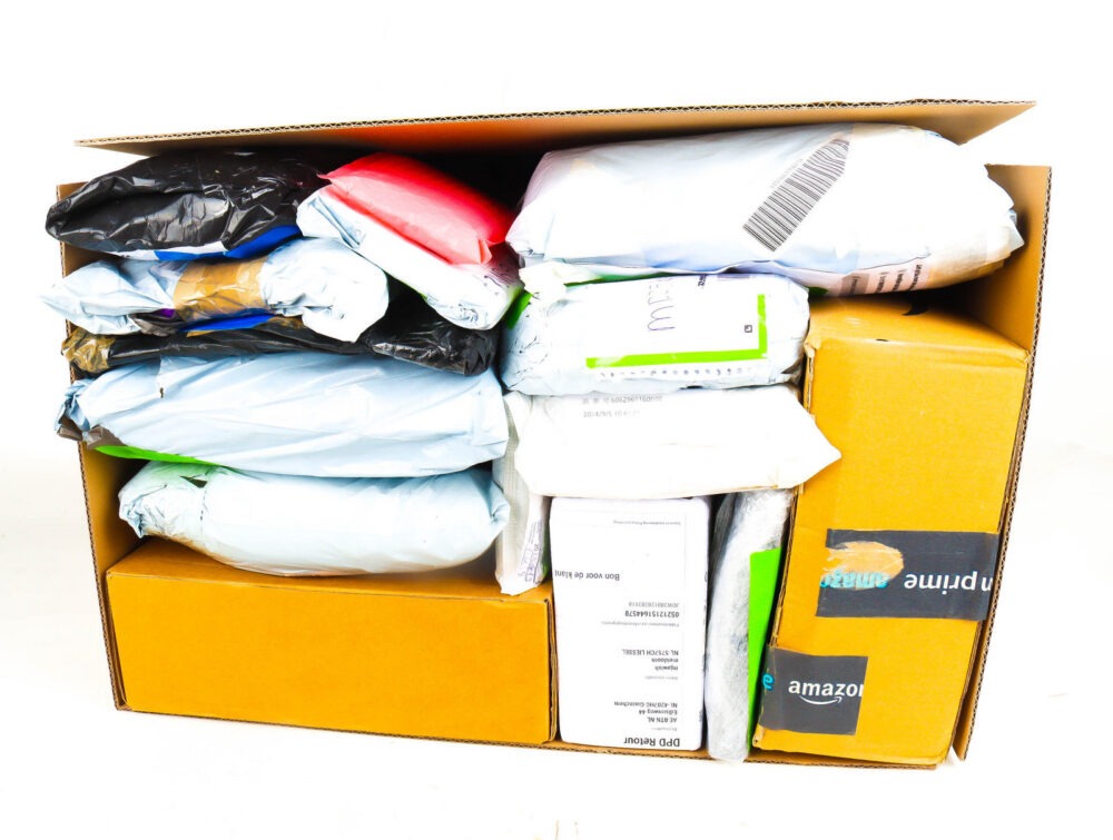 XL Doos met Verloren Postpakketten