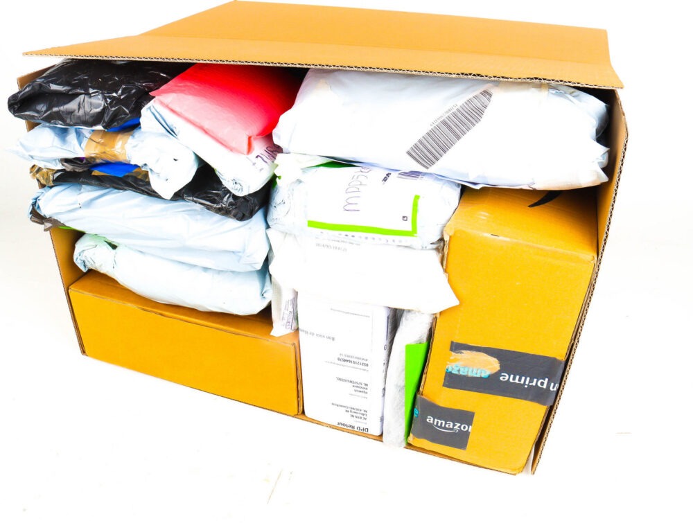 XL Doos met Verloren Postpakketten