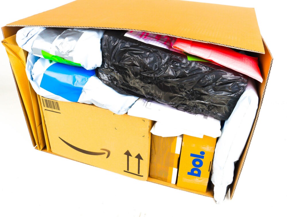 XL Doos met Verloren Postpakketten