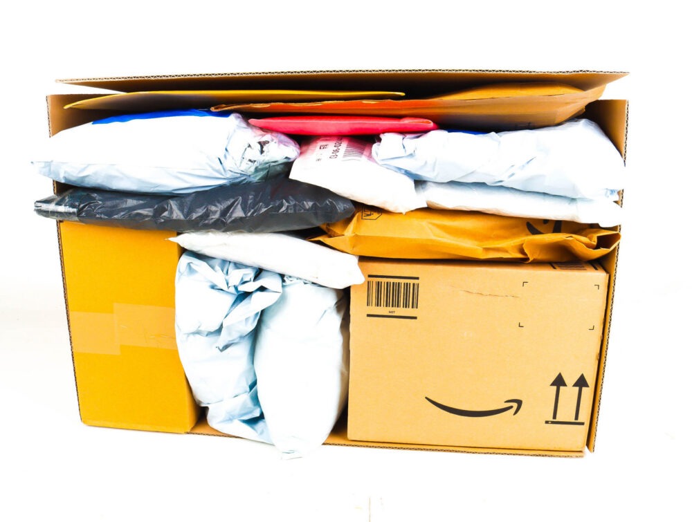 XL Doos met Verloren Postpakketten