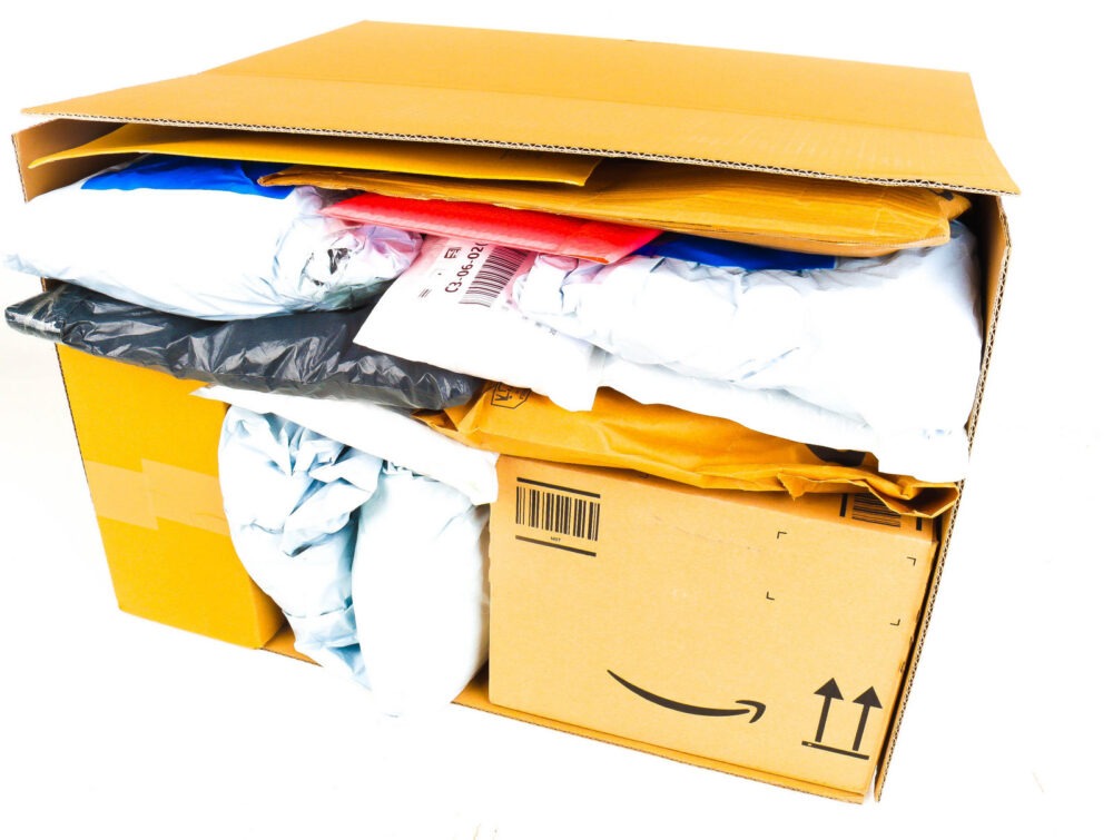 XL Doos met Verloren Postpakketten