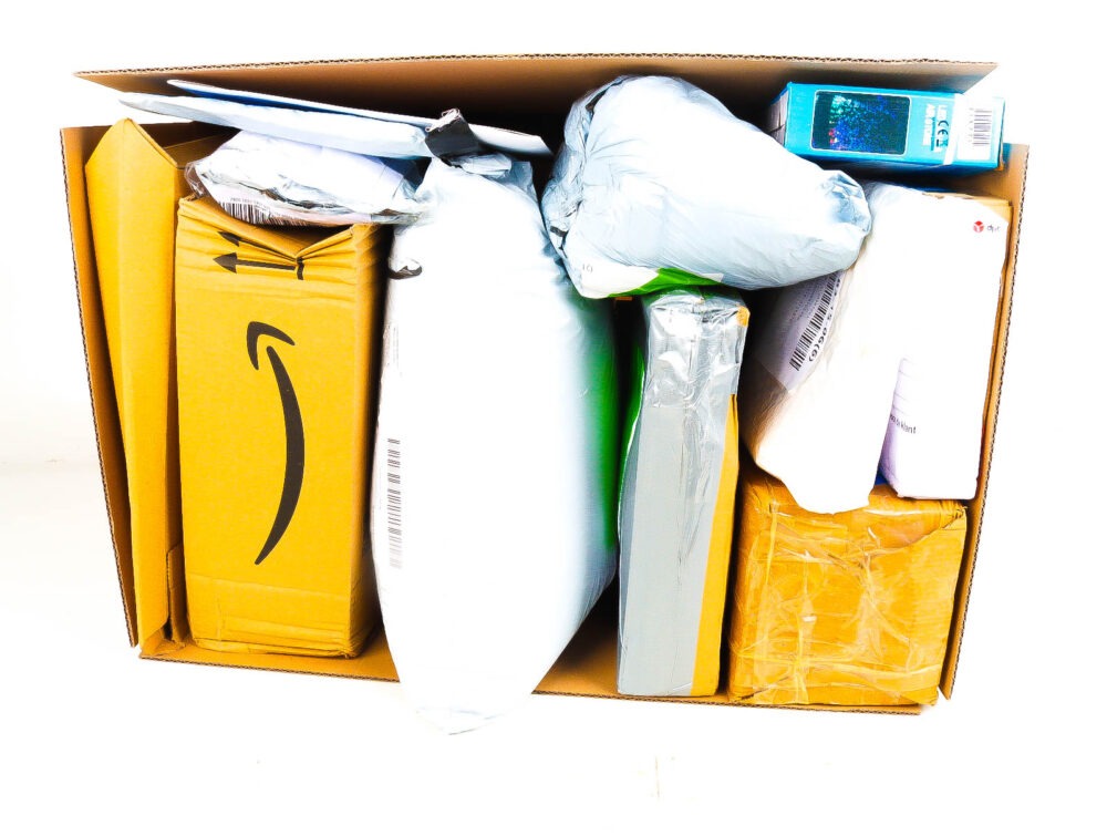 XL Doos met Verloren Postpakketten