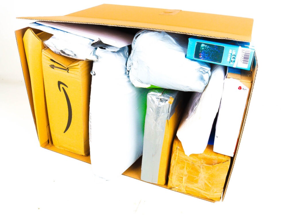 XL Doos met Verloren Postpakketten