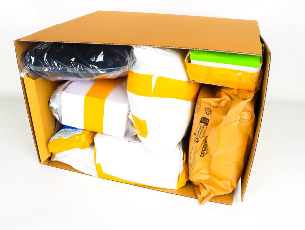XL Mystery Box met Postpakketten
