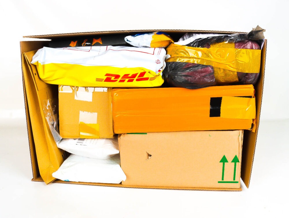 XL Mystery Box met Postpakketten