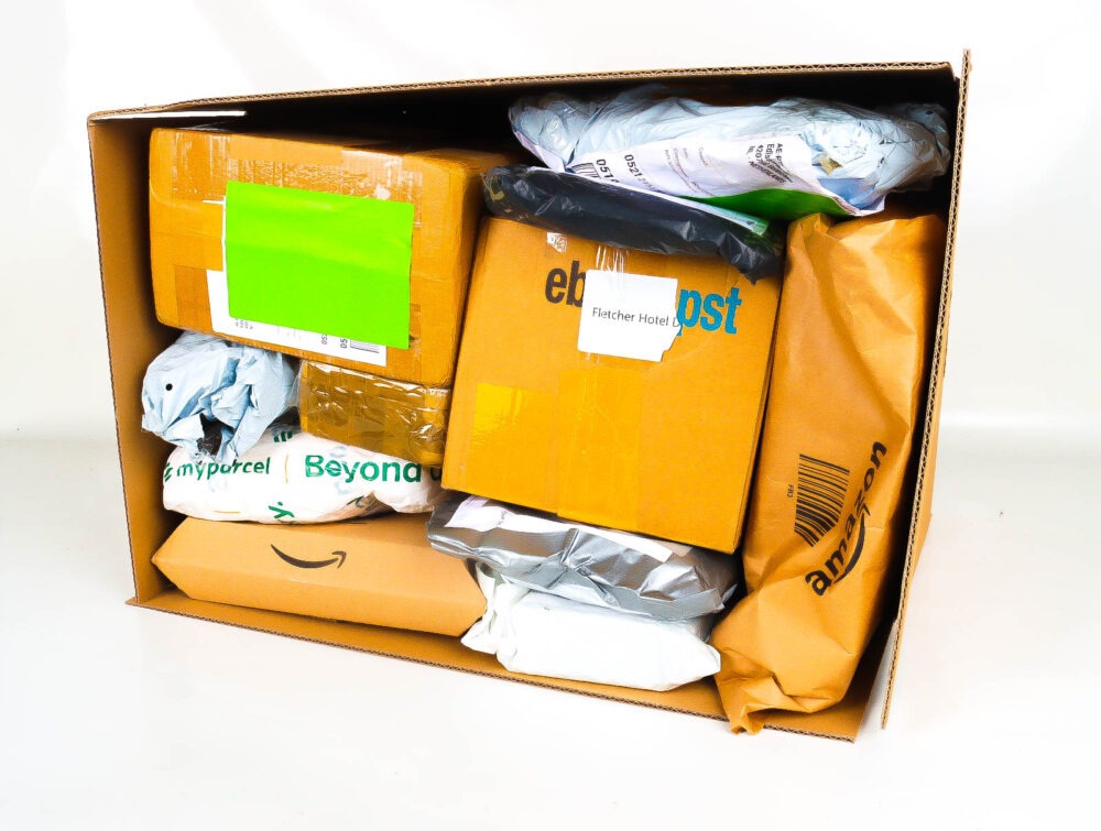 XL Mystery Box met Postpakketten