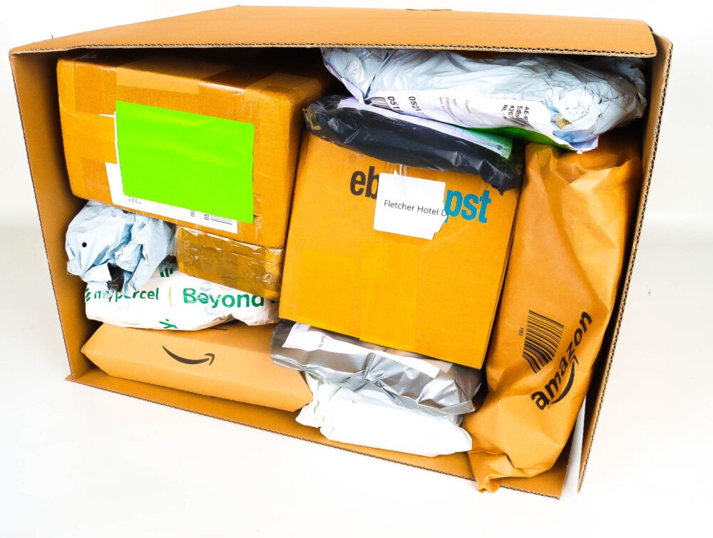 XL Mystery Box met Postpakketten