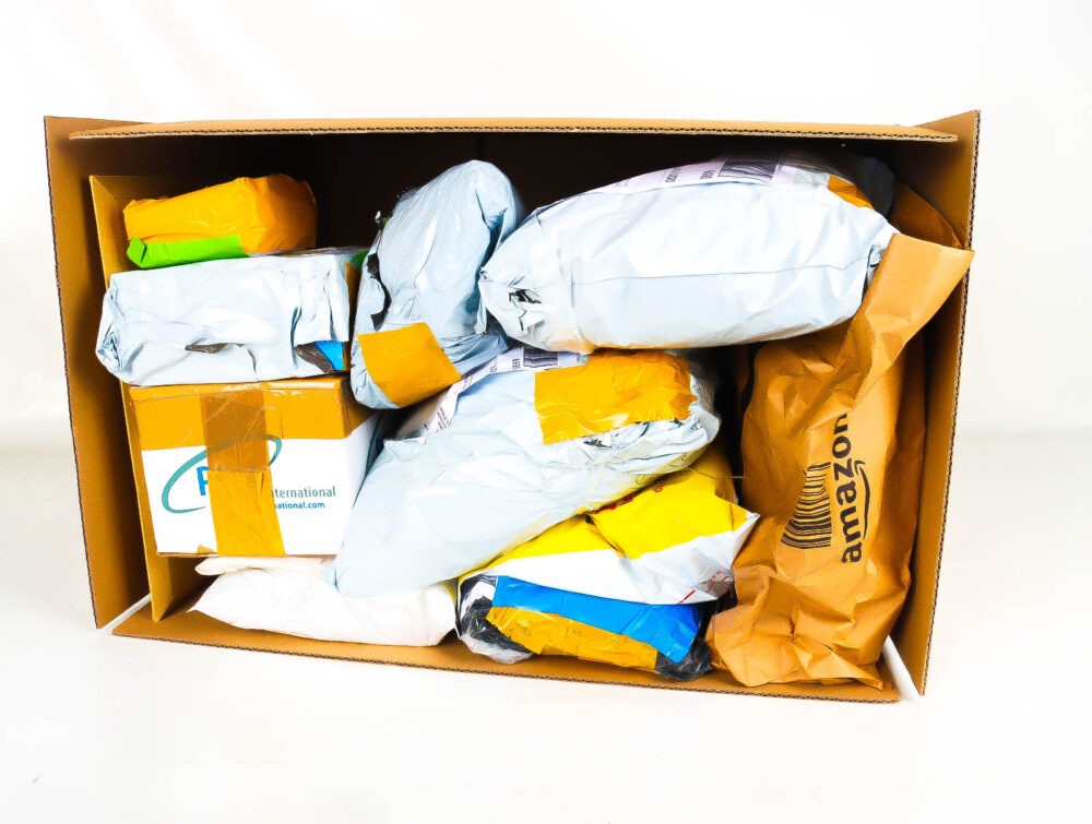 XL Mystery Box met Postpakketten