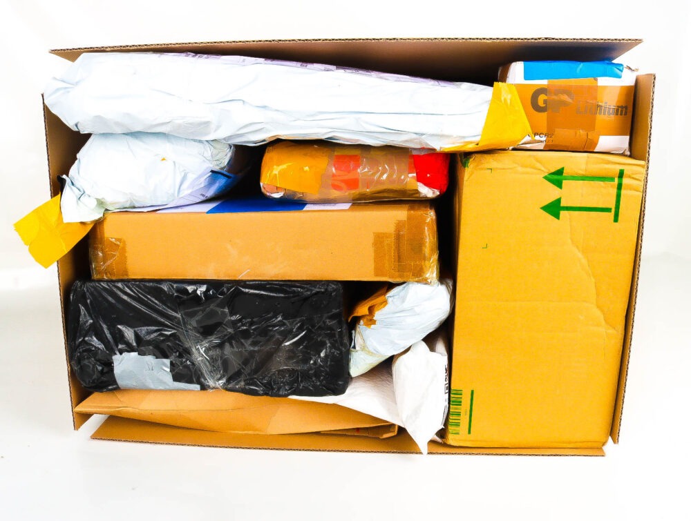 XL Mystery Box met Postpakketten