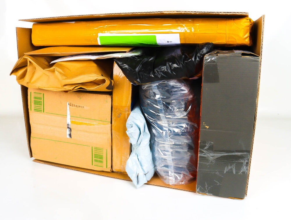XL Mystery Box met Postpakketten