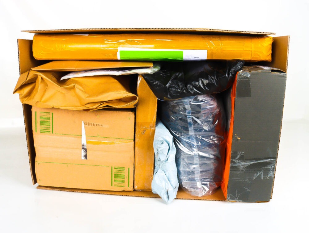 XL Mystery Box met Postpakketten