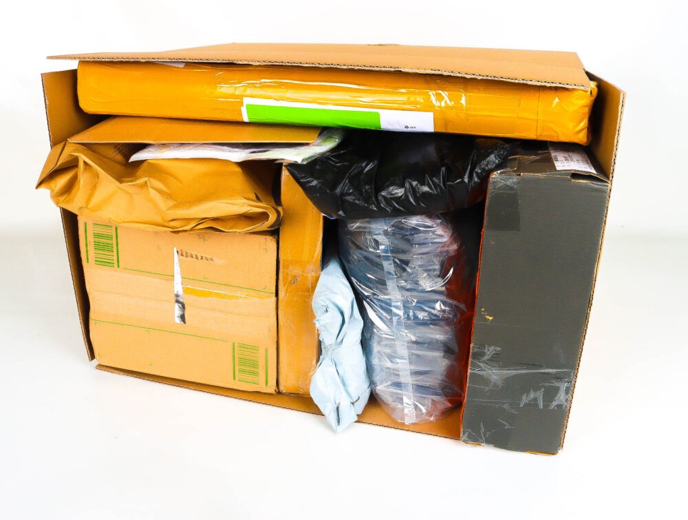 XL Mystery Box met Postpakketten