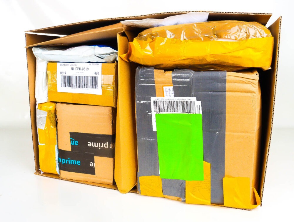 XL Mystery Box met Postpakketten