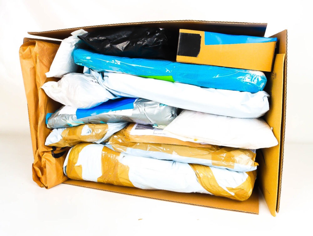 XL Mystery Box met Postpakketten