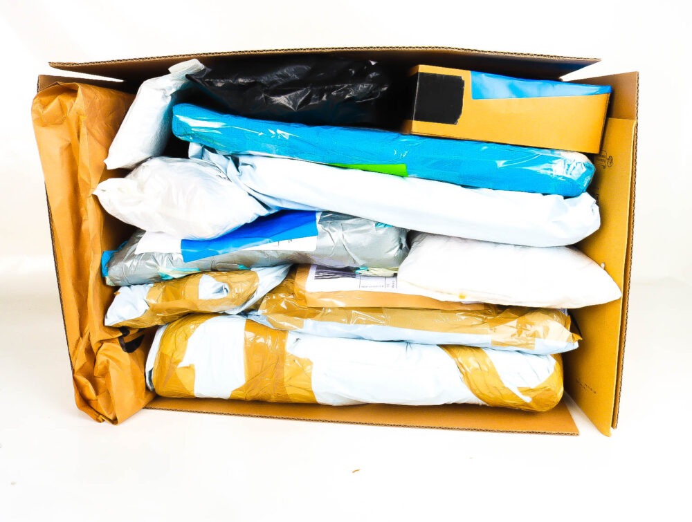 XL Mystery Box met Postpakketten