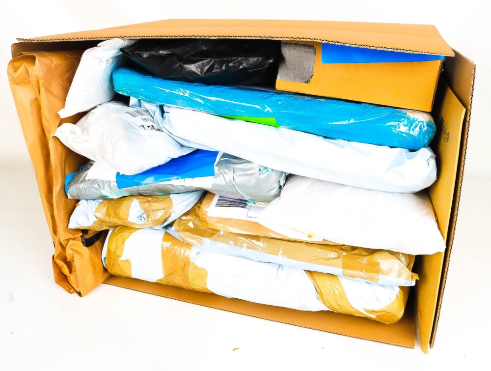 XL Mystery Box met Postpakketten