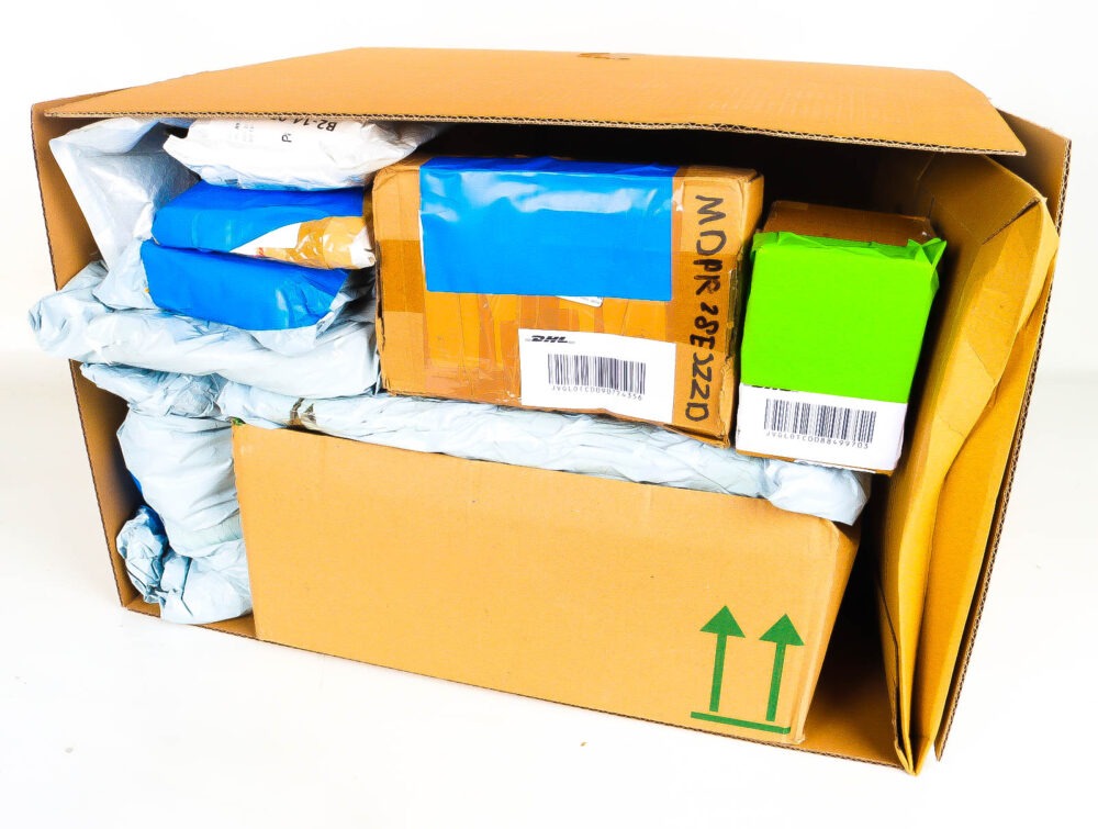 XL Mystery Box met Postpakketten